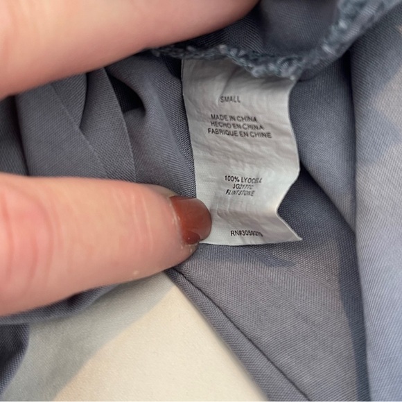 NWT Thread & Supply Gray Paper Bag Maria Pants Elastic Waist Size S - Picture 7 of 9